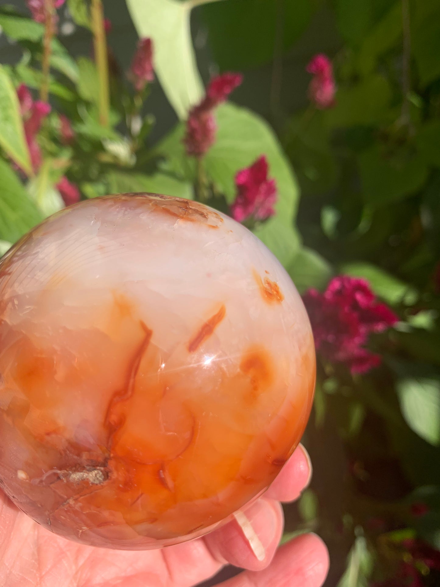 Carnelian Sphere - Madagascar