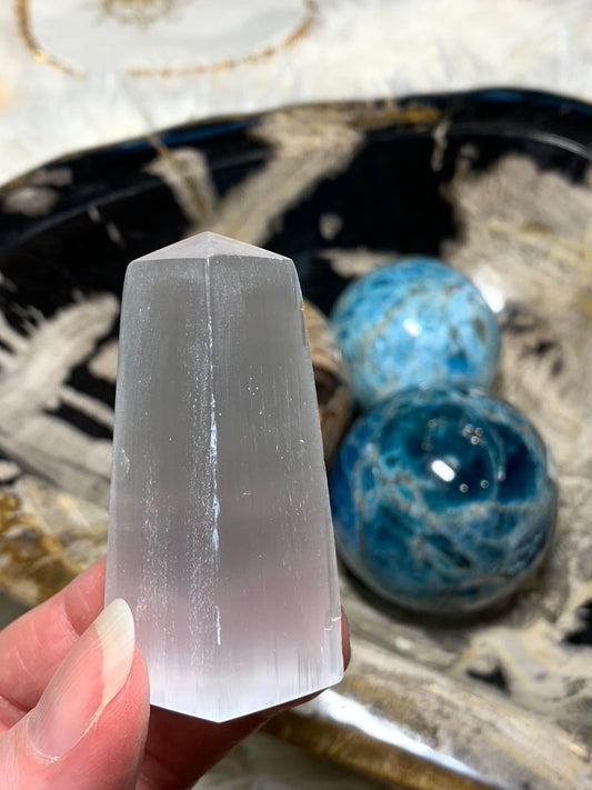 Selenite Obelisk