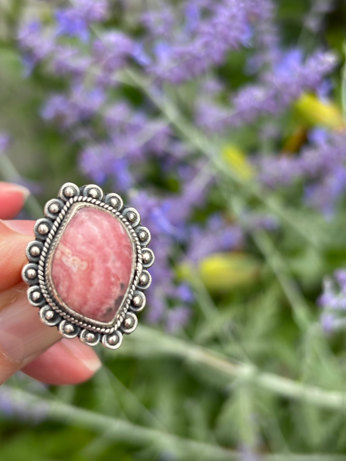 Rhodocrosite Ring size 5