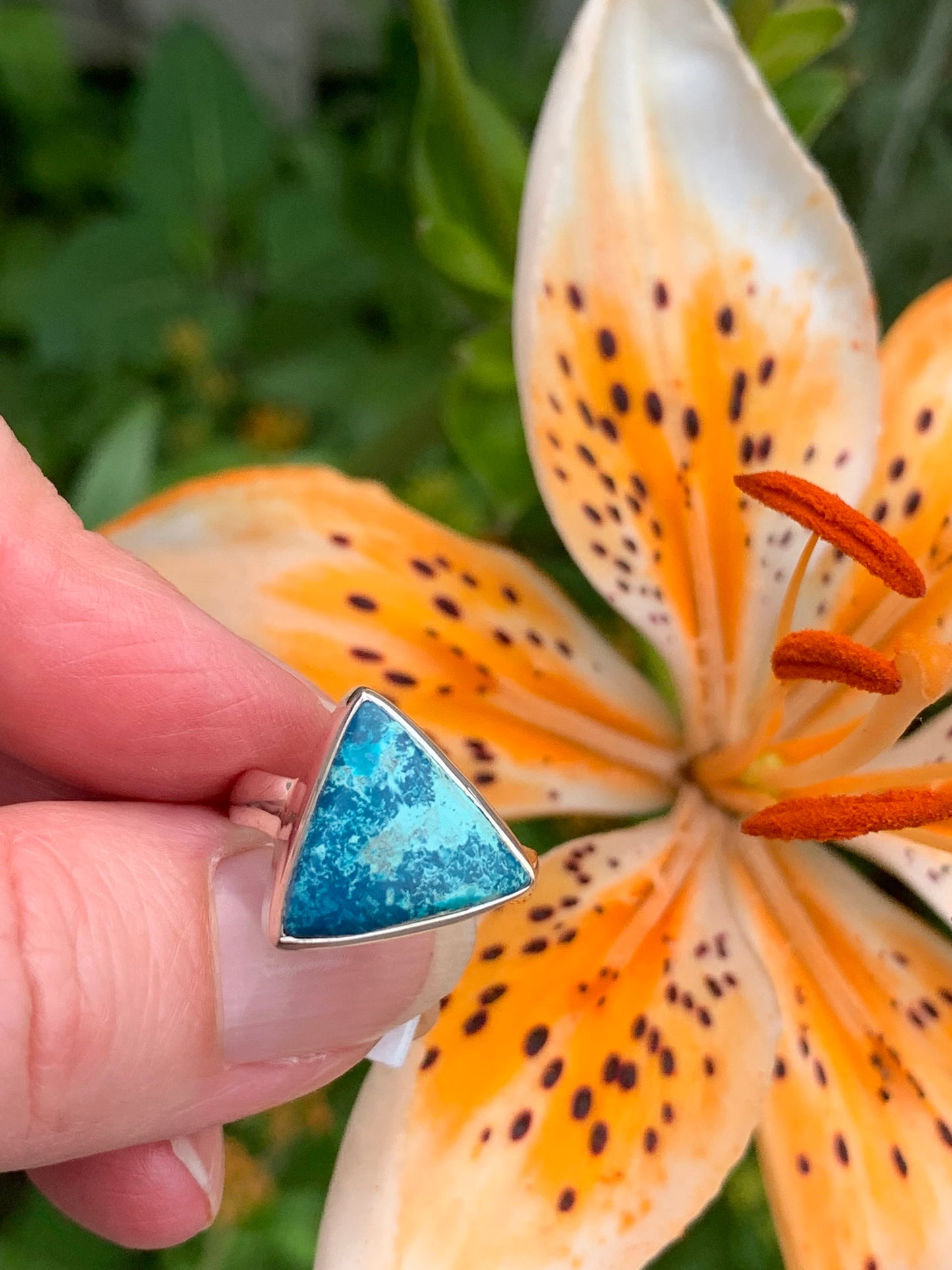 Shattuckite Ring size 6.5