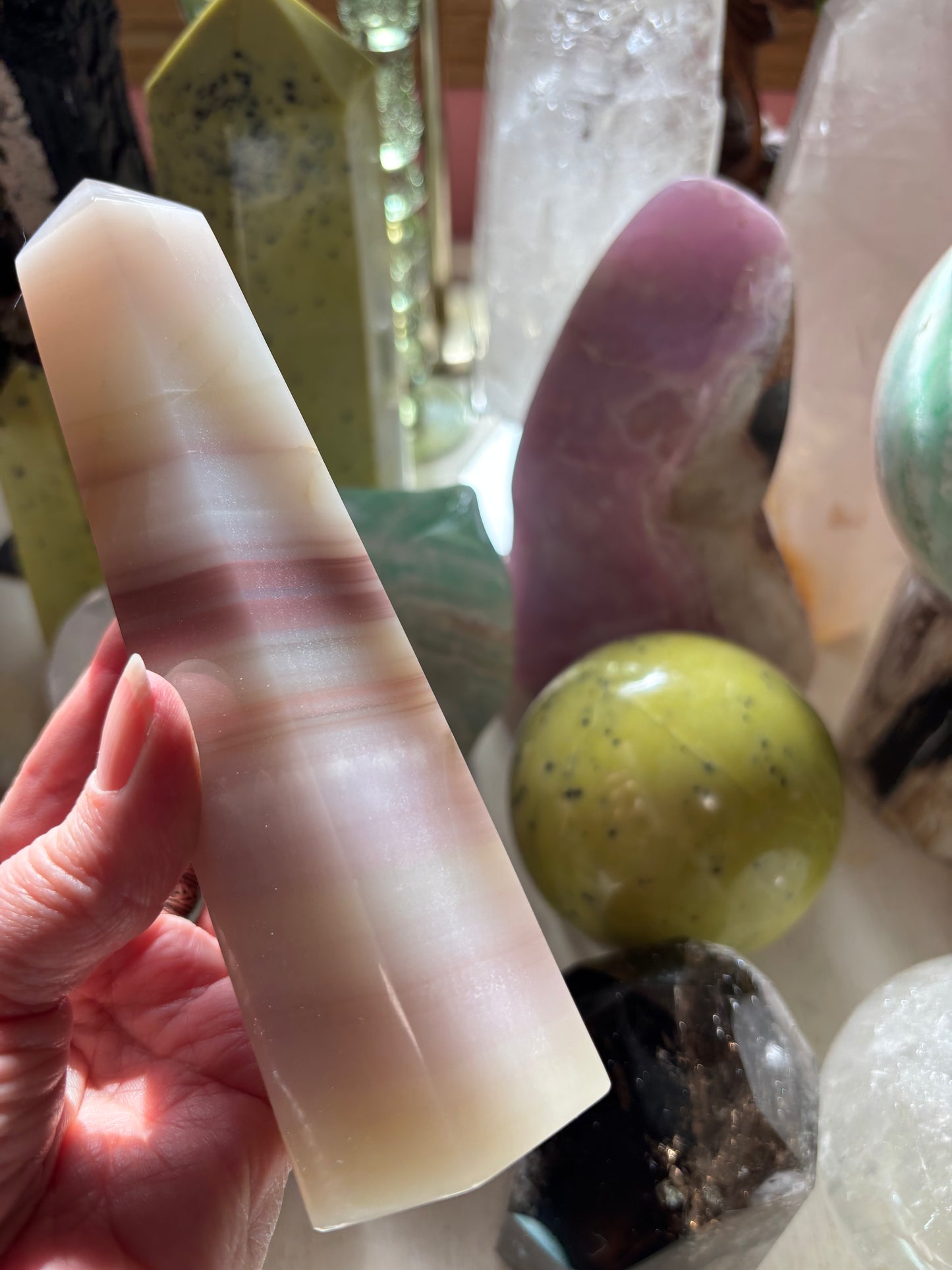 Watermelon Calcite - Generator - Pakistan