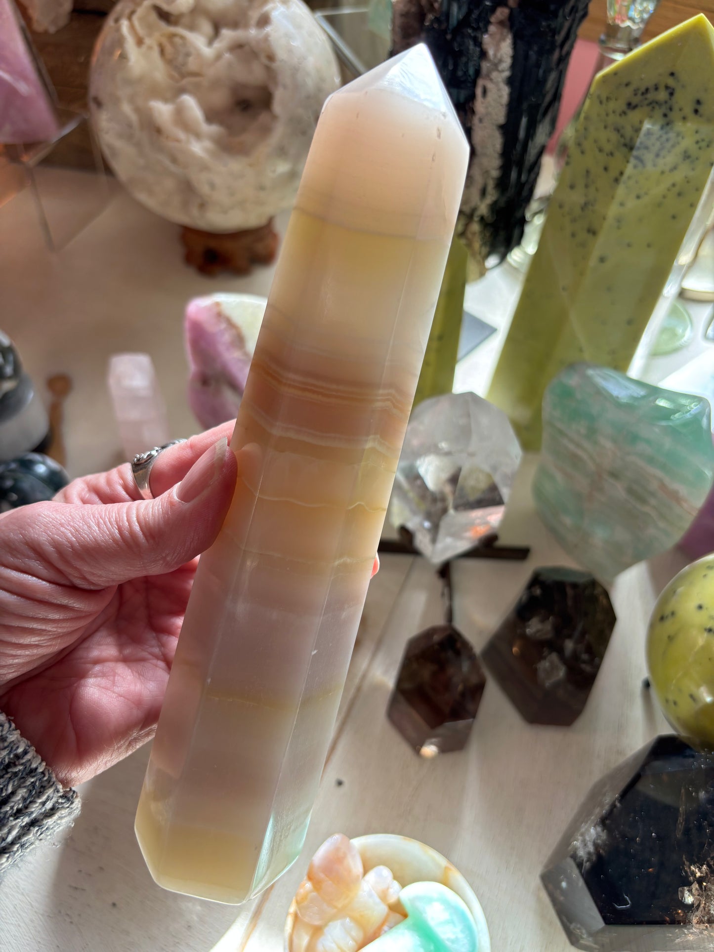 Watermelon Calcite - Generator - Pakistan