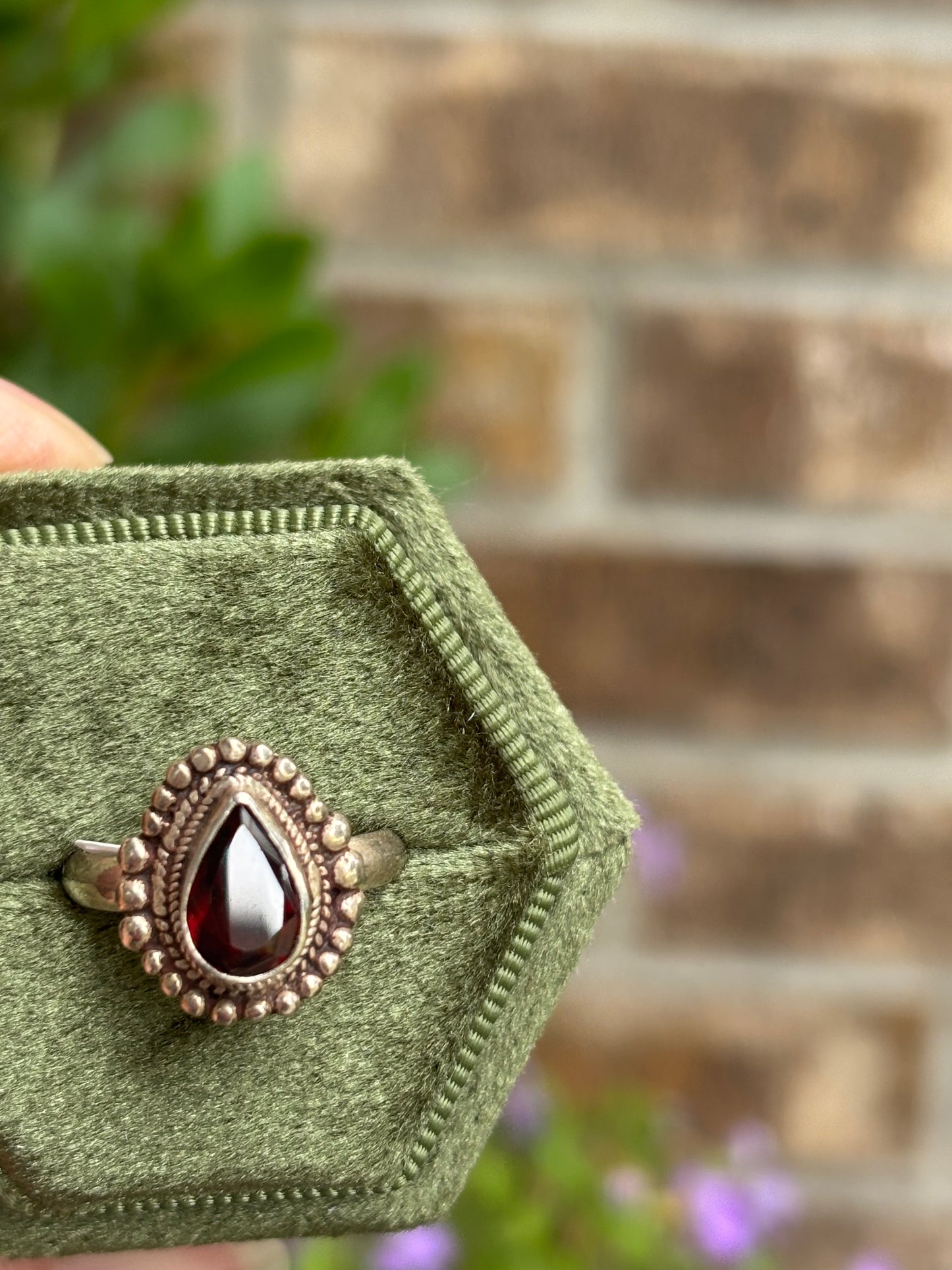 Garnet Ring size 6