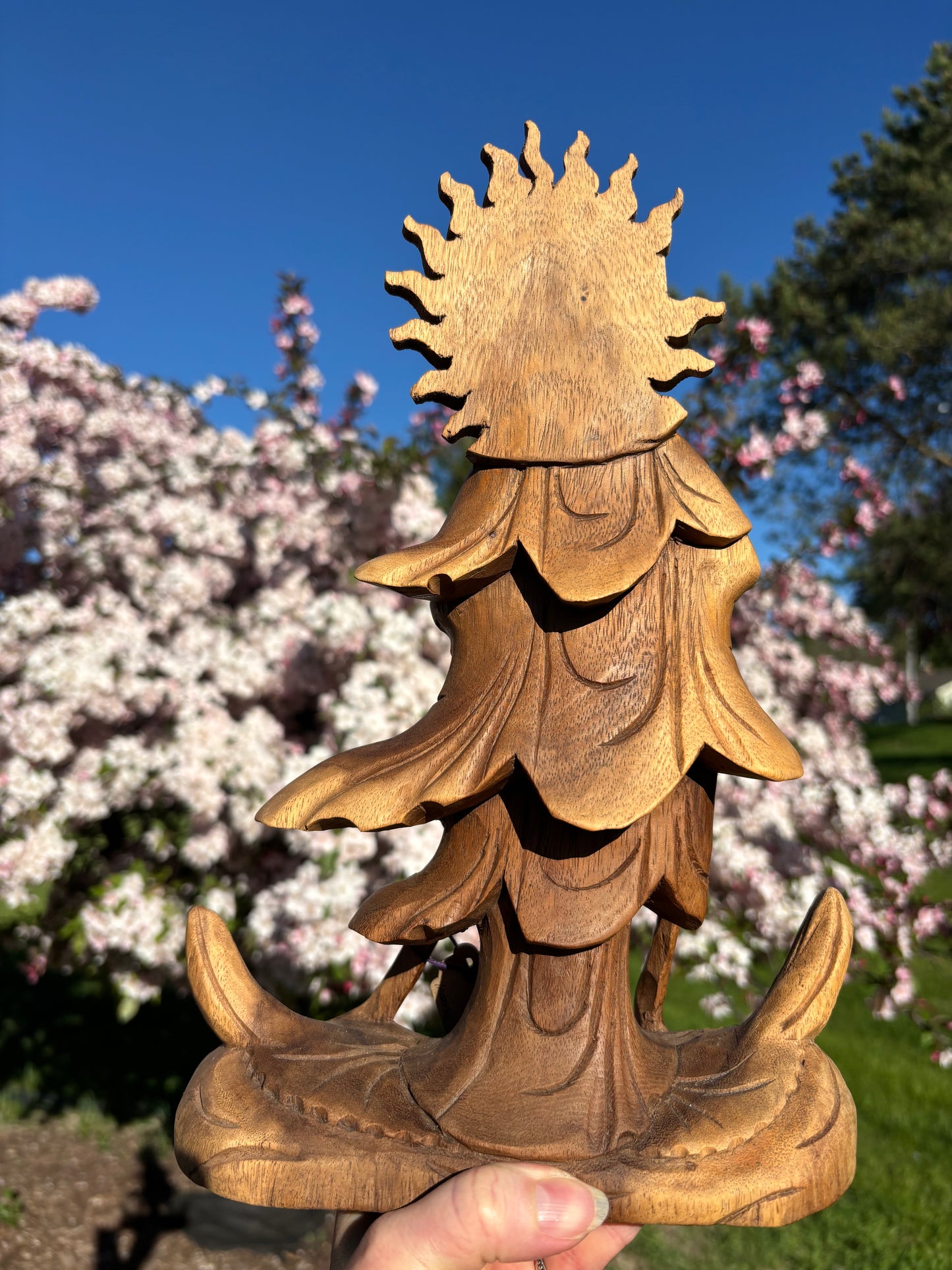 Quan Yin  GODDESS of Compassion | Hand carved statue