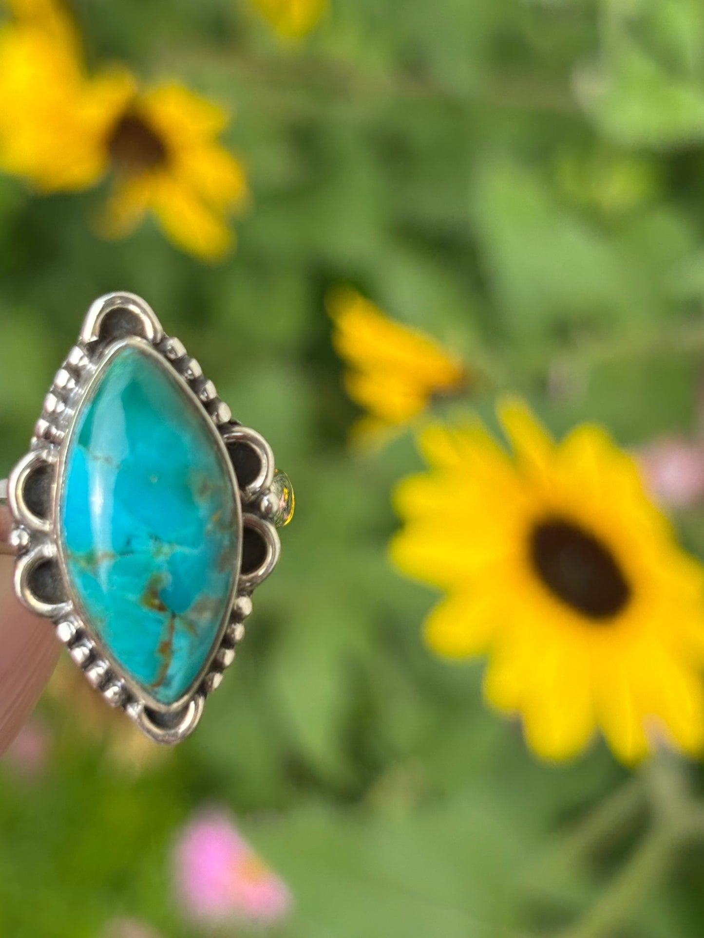 Turquoise Ring size 8