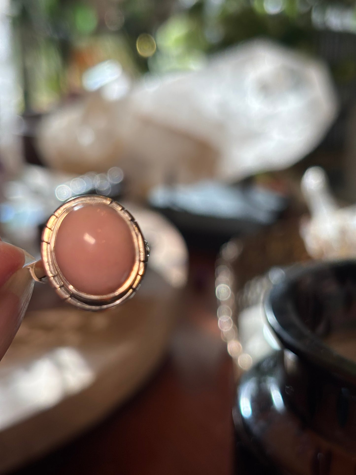Pink Opal Ring size 5