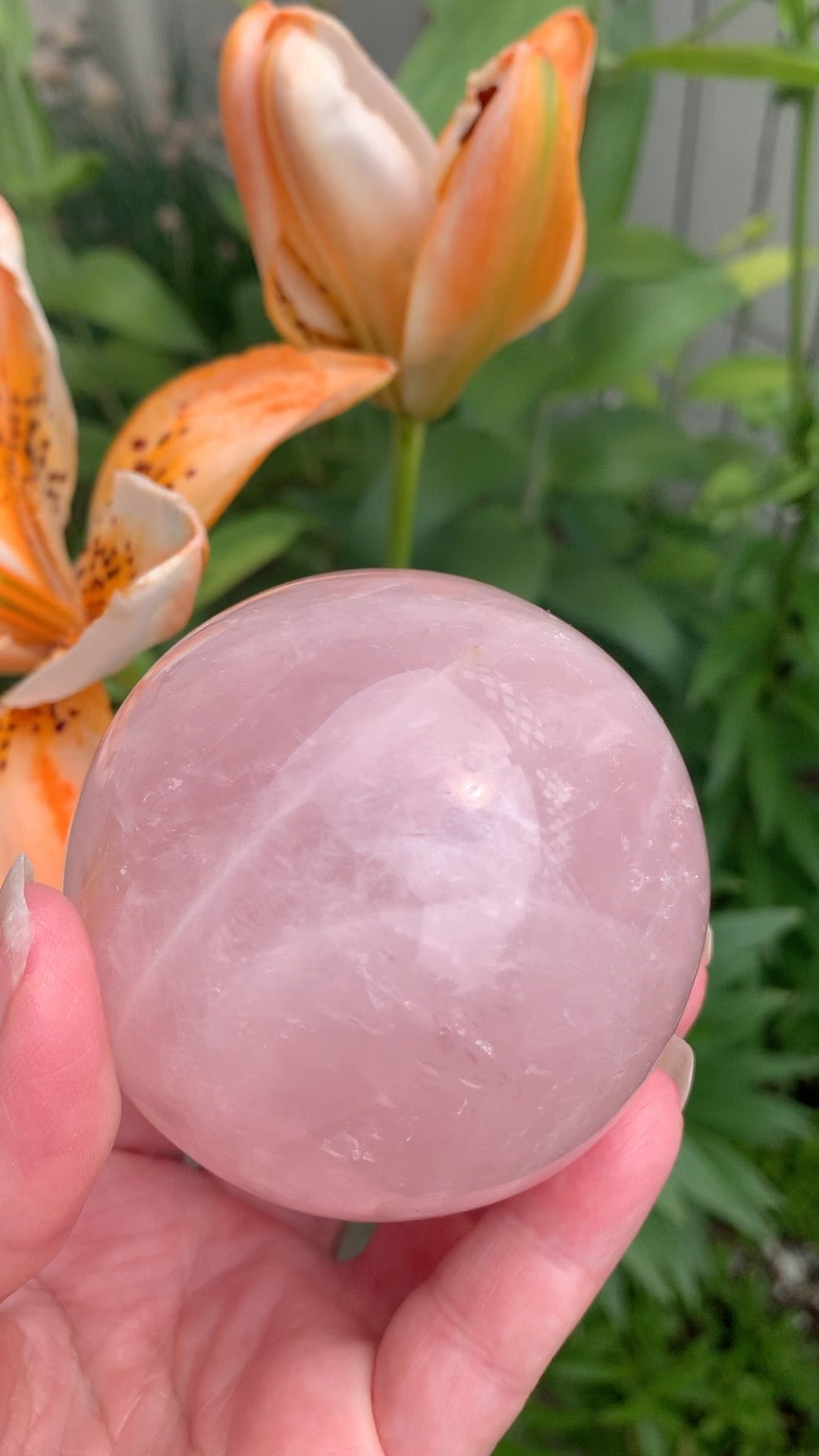 Rose Quartz Sphere