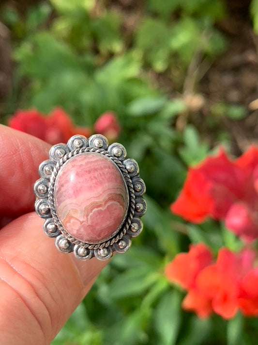 Rhodocrosite Ring size 7