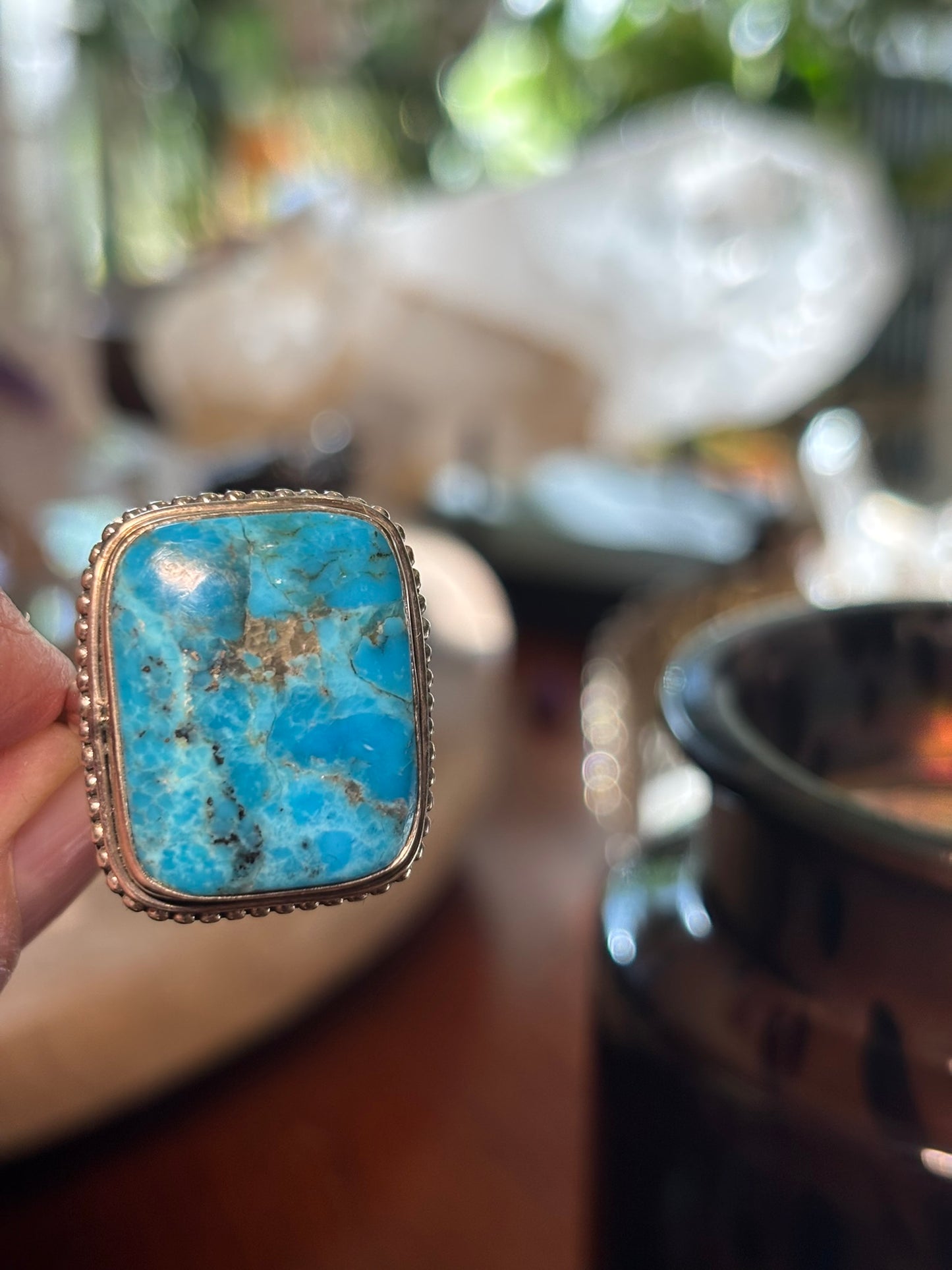 Turquoise Ring size 9.5