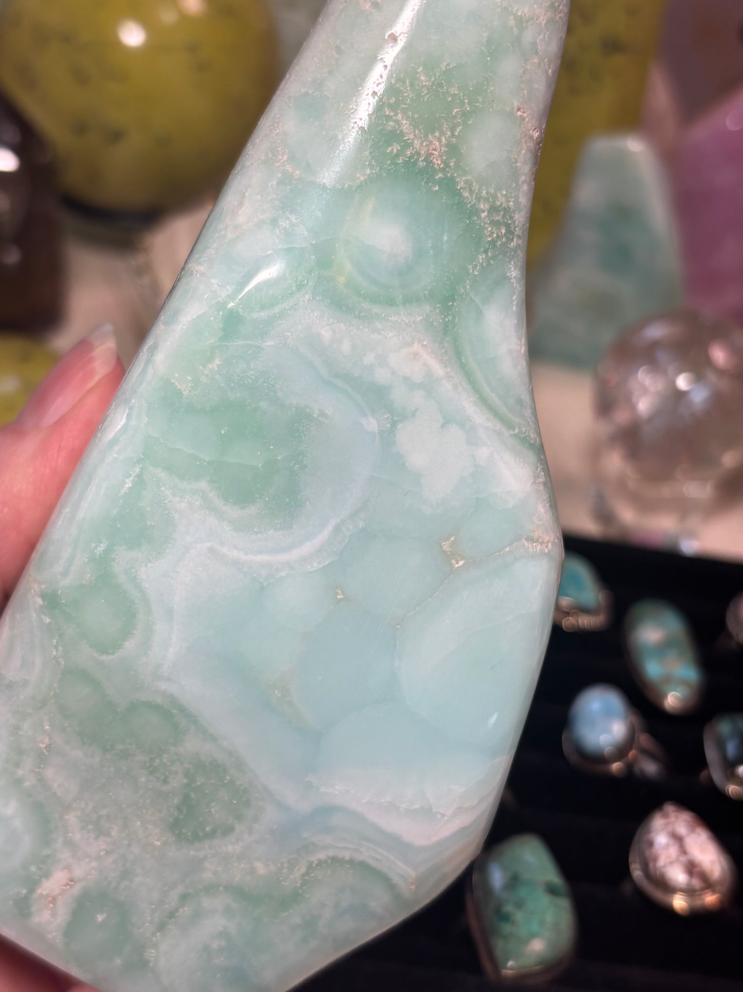Caribbean Calcite - Free Form - Pakistan