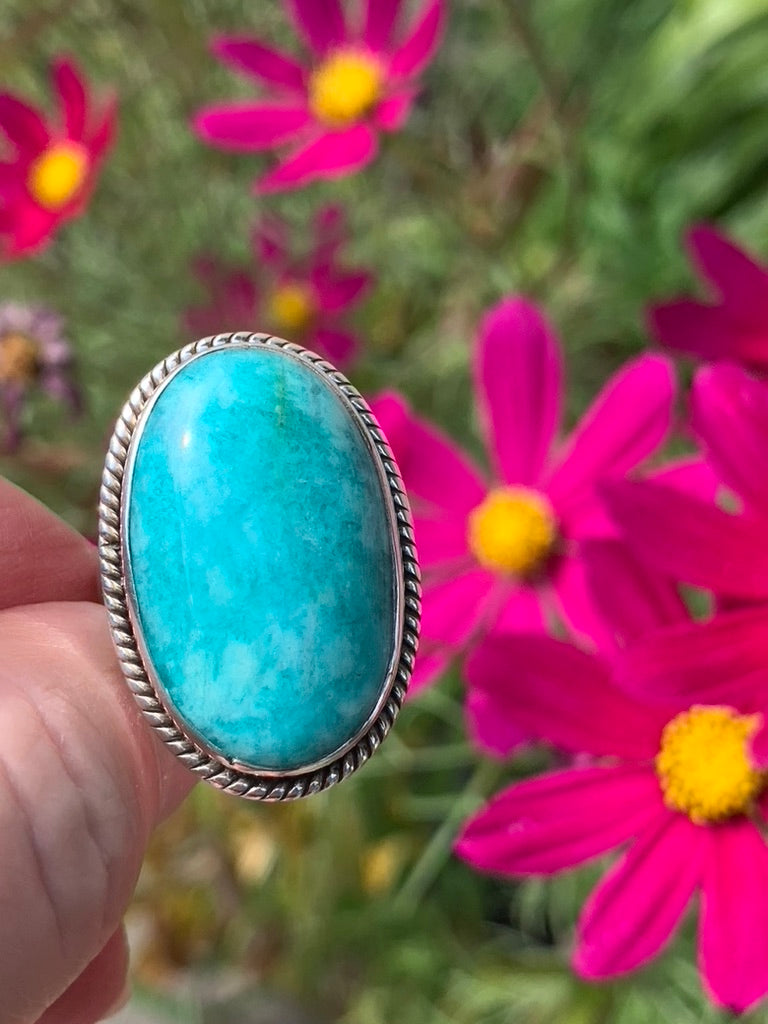 Amazonite Ring size 8.5