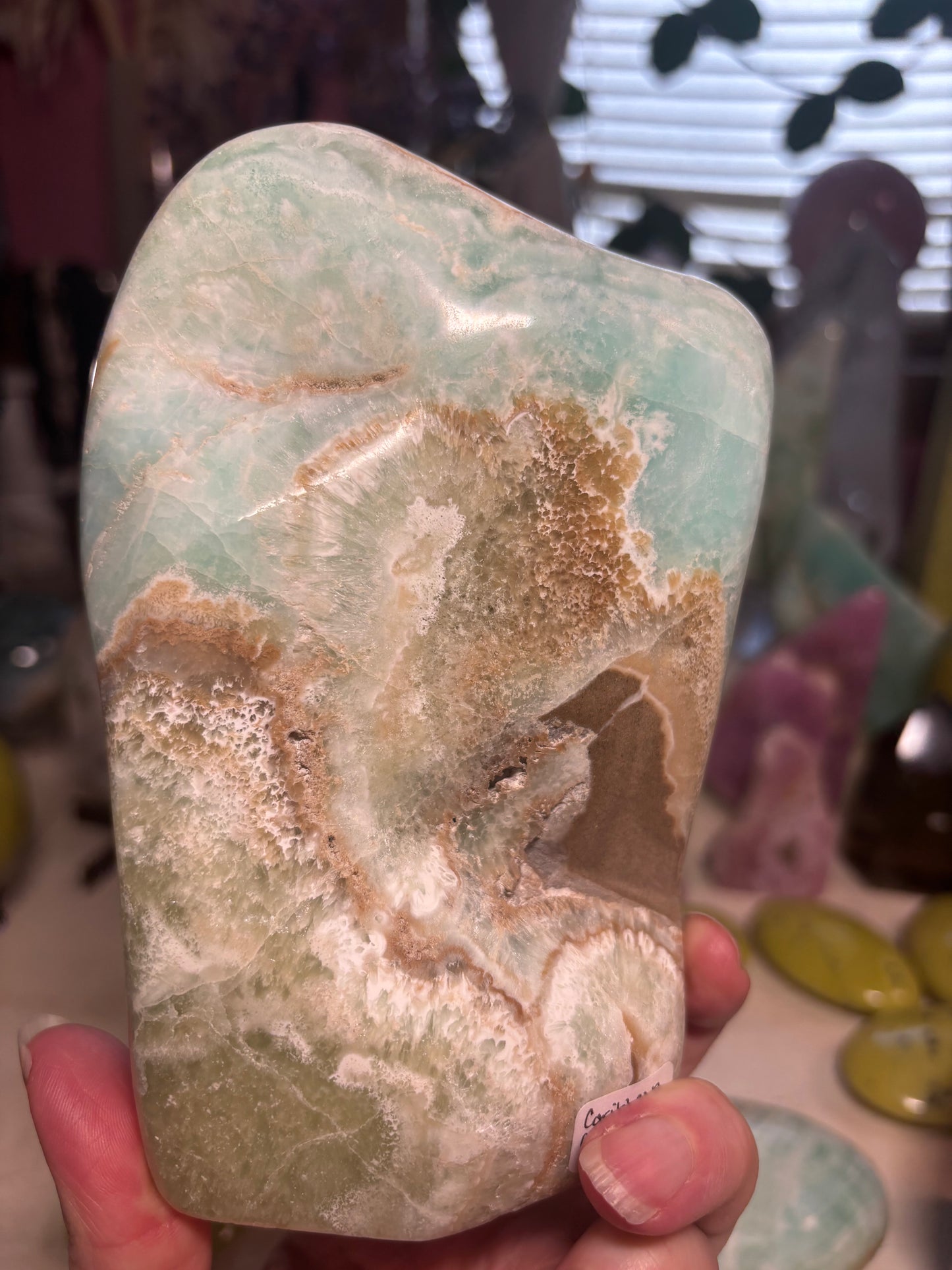 Caribbean Calcite - Free Form - Pakistan