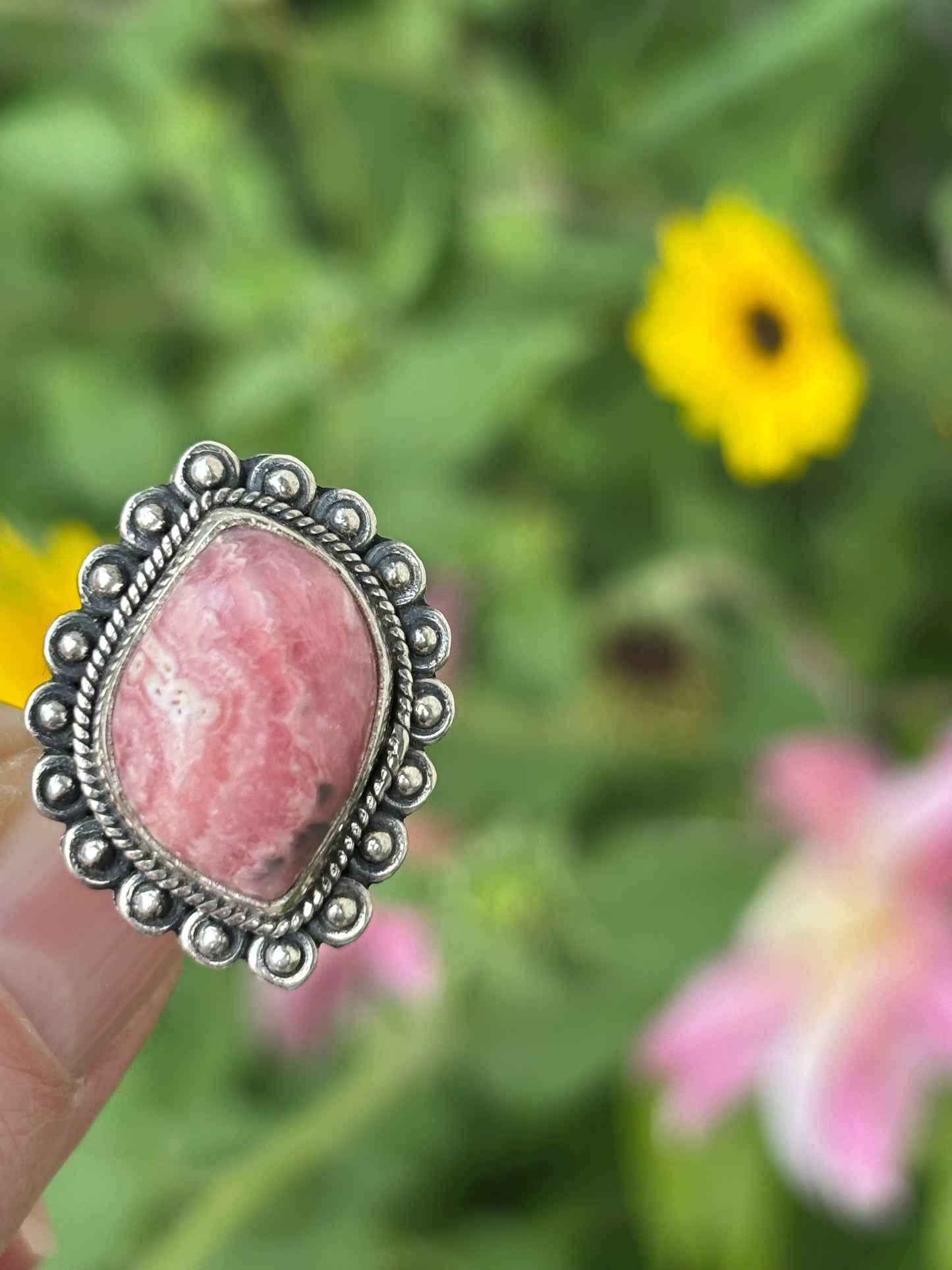 Rhodocrosite Ring size 5