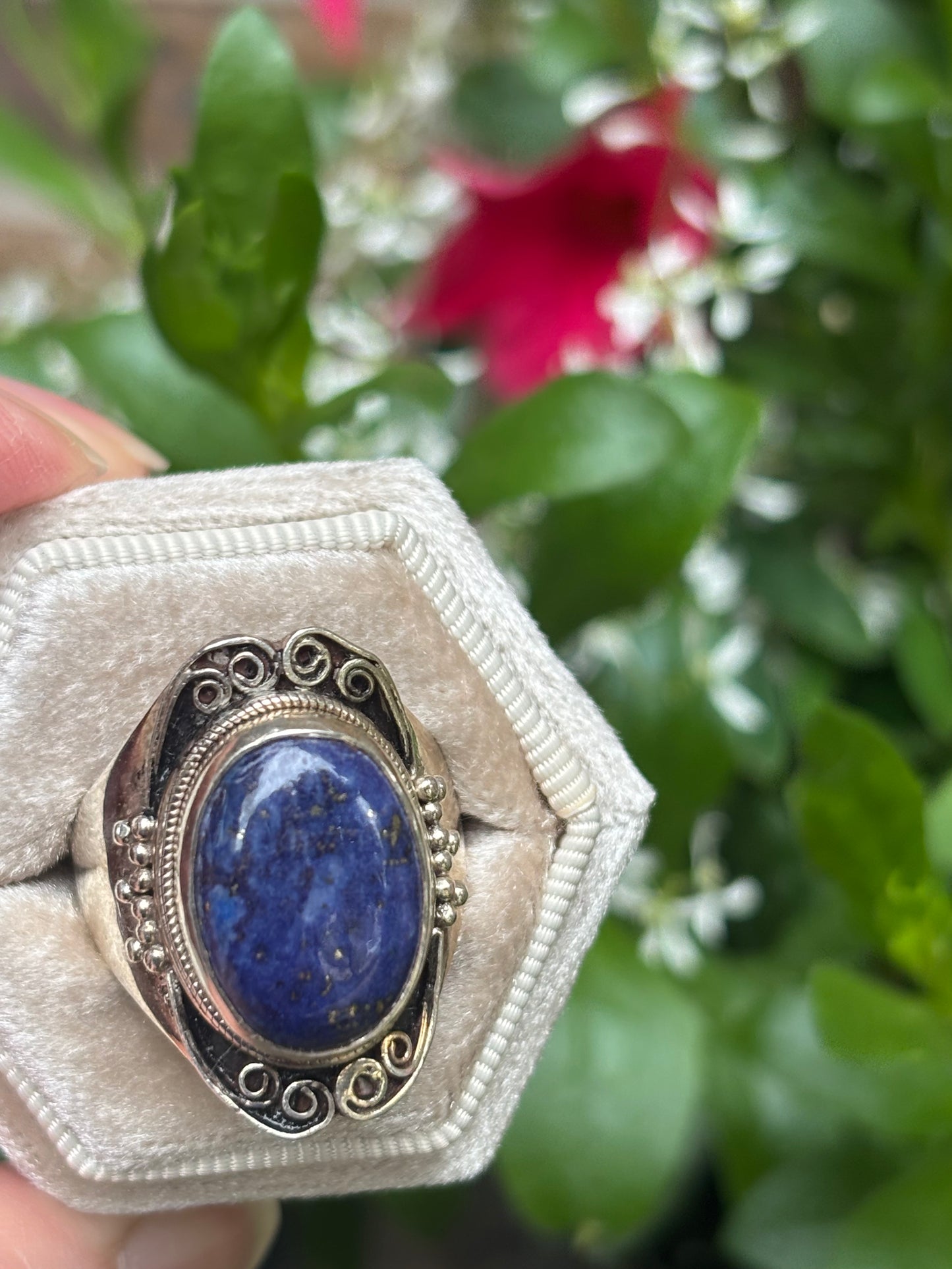 Lapis Lazuli Ring size 10 - Nepal