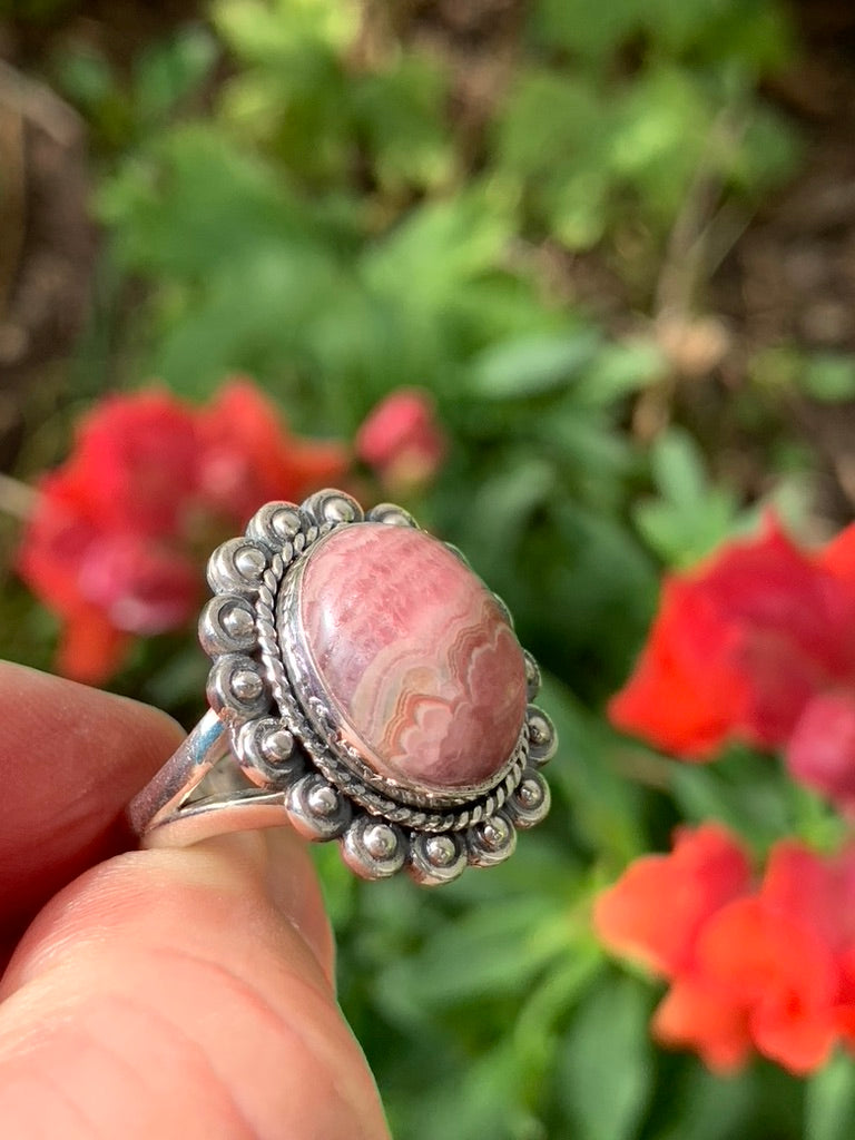 Rhodocrosite Ring size 7