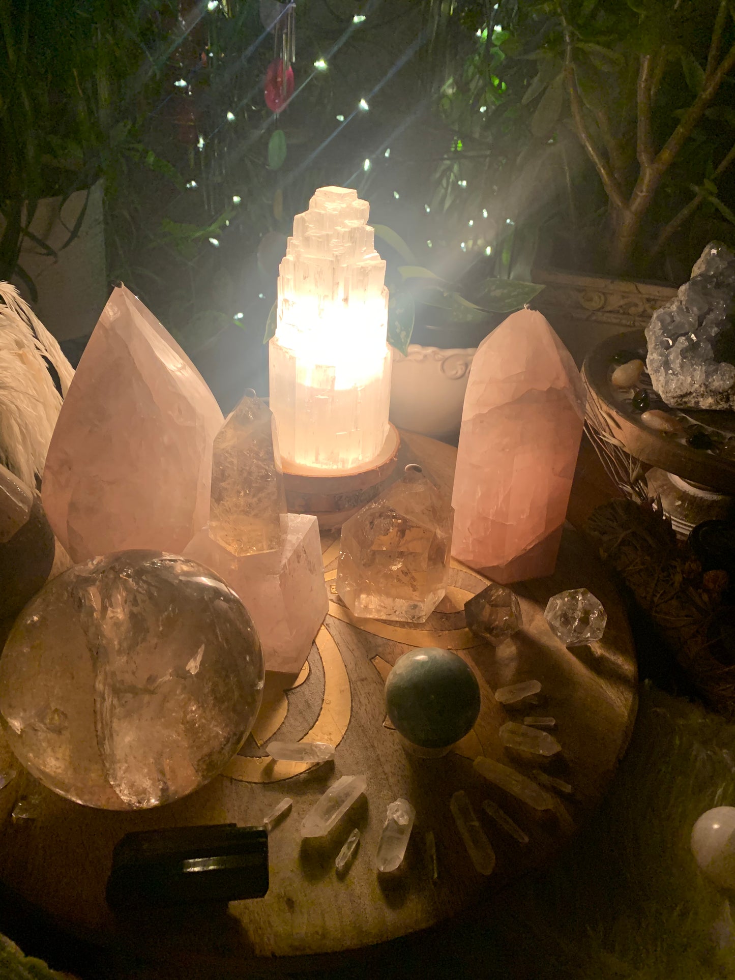 Selenite Energy Lamp