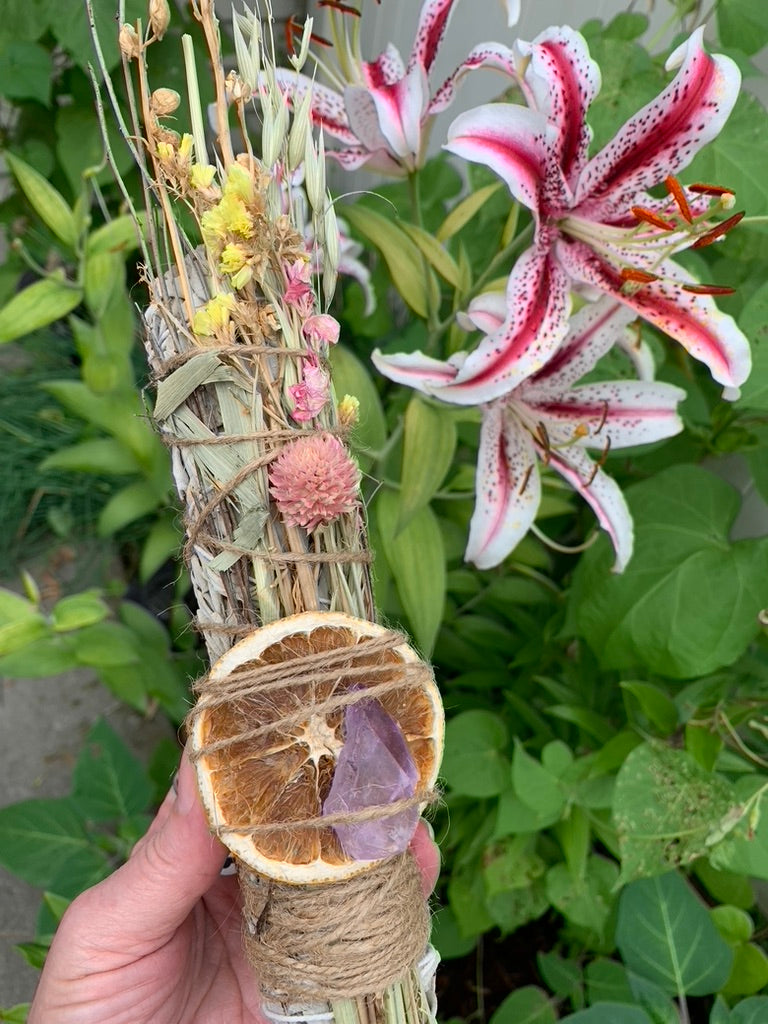 Amethyst White Sage Bundle