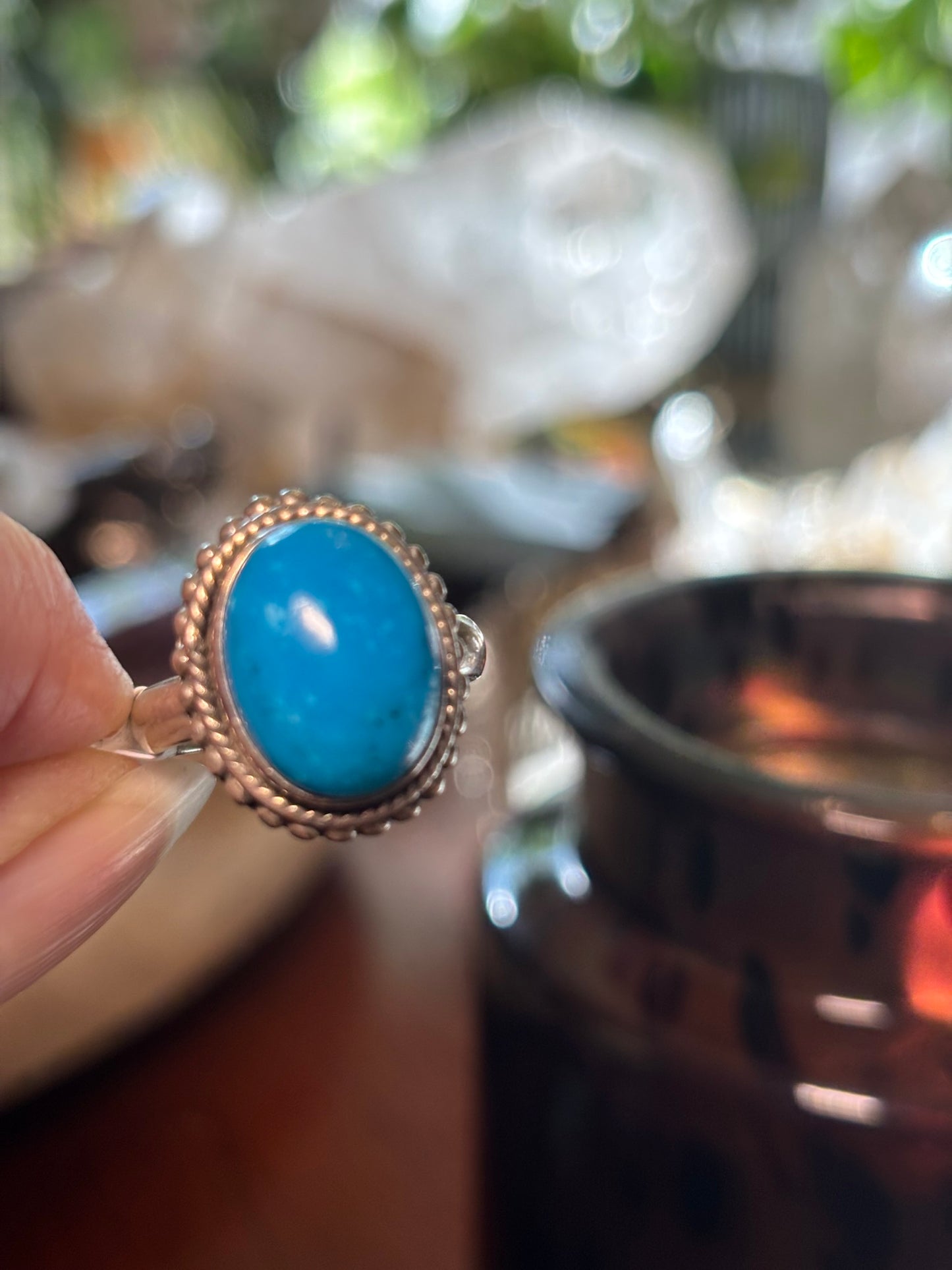 Turquoise Ring size 8