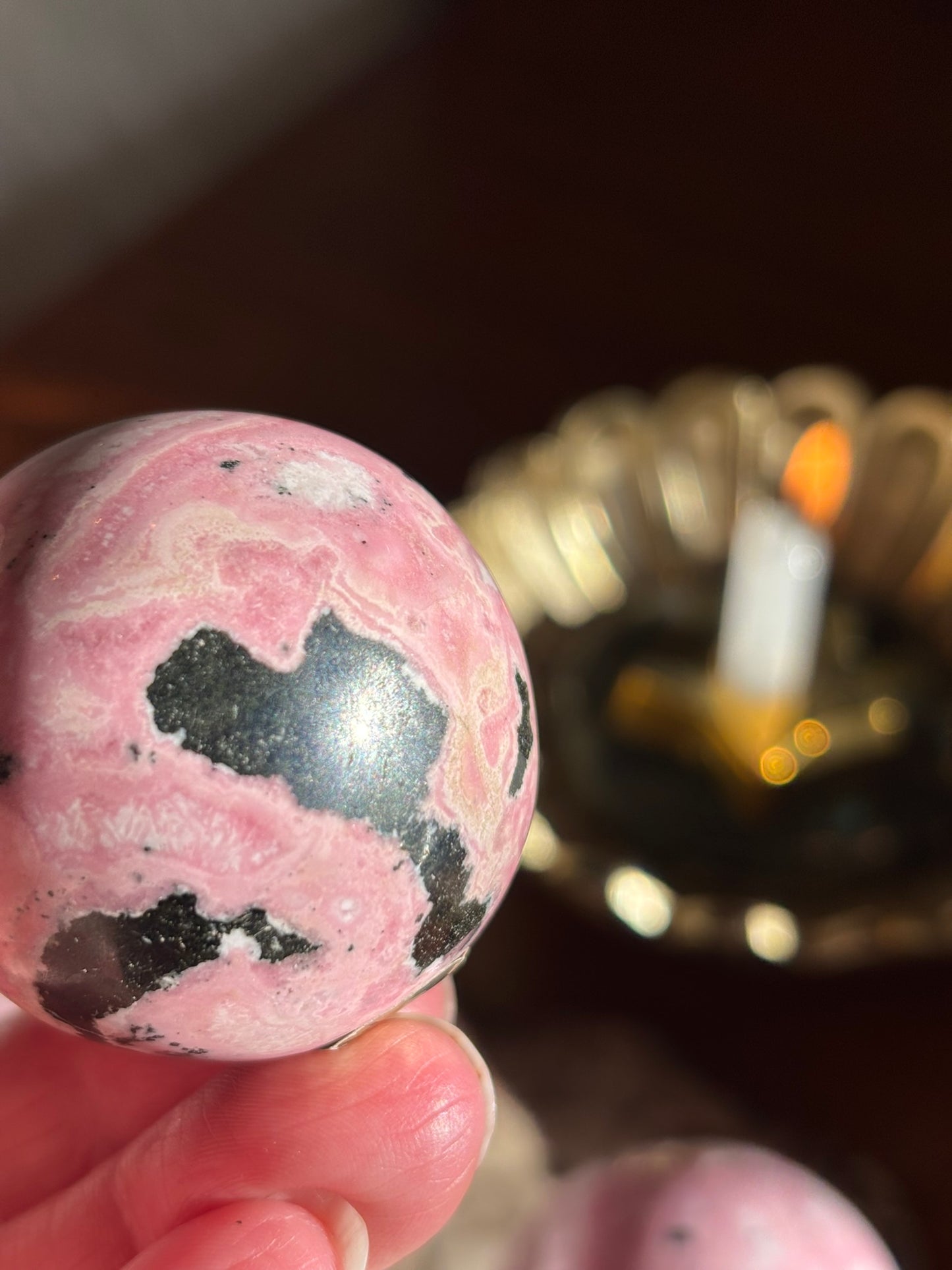 Rhodonite Sphere - Peru