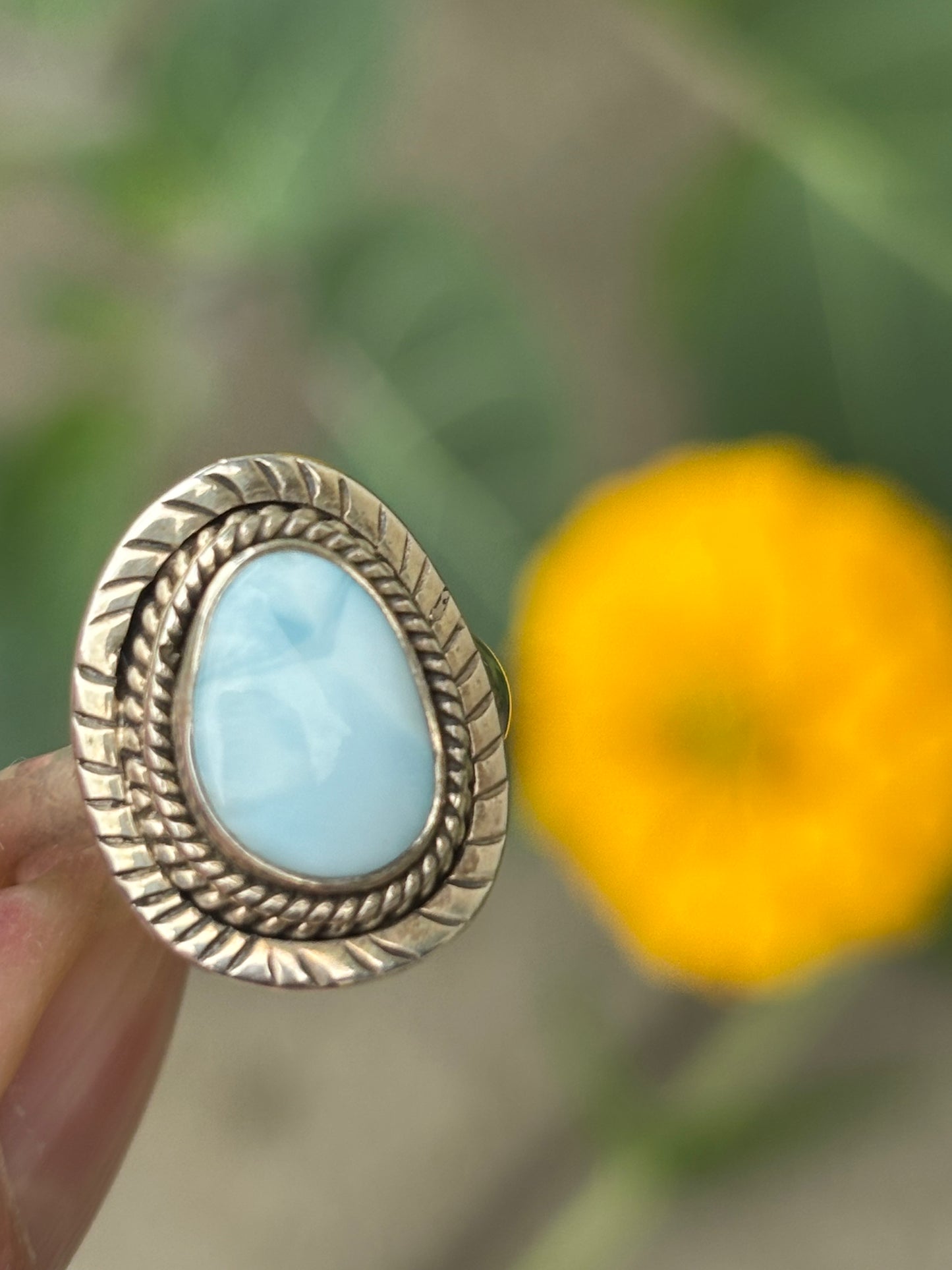 Larimar Ring Size 7