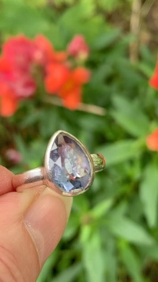 Blue Fluorite Ring size 5.5