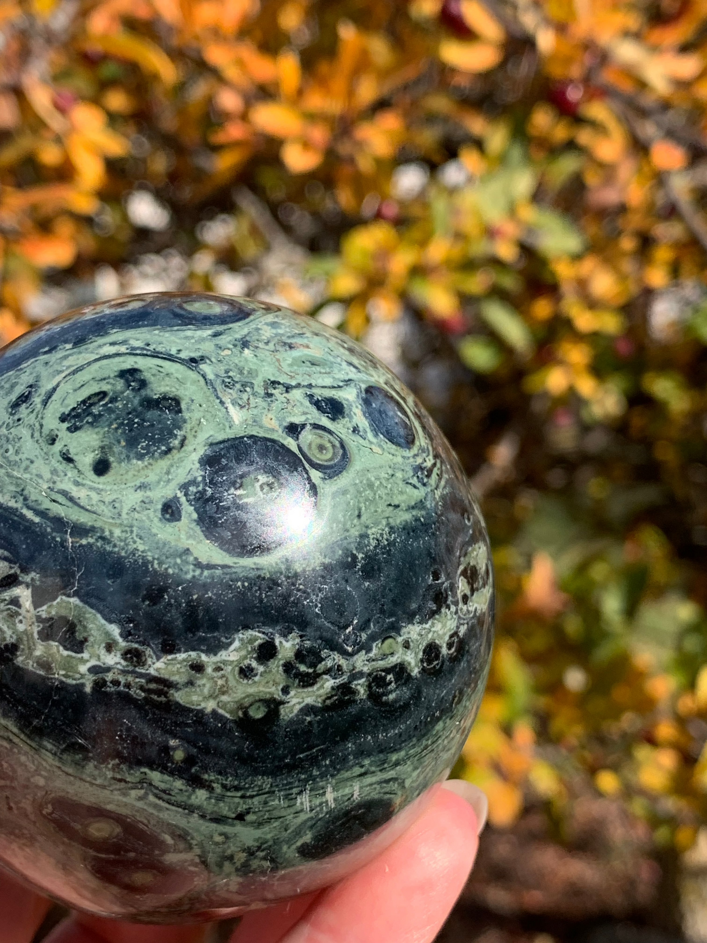 Kambaba Jasper sphere - Madagascar