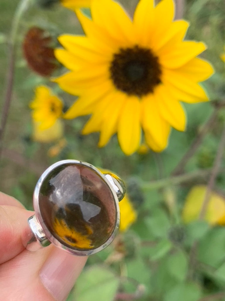 Smokey Quartz Ring size 9.5