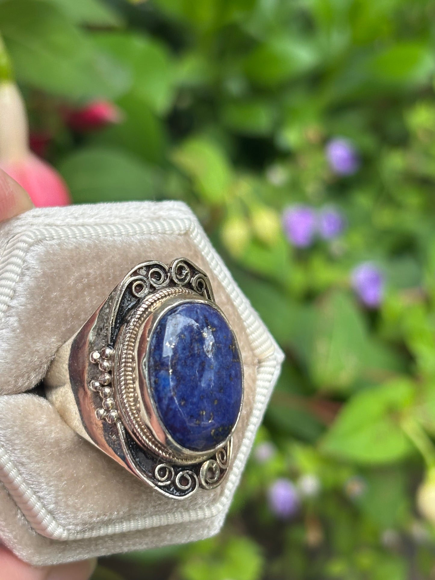 Lapis Lazuli Ring size 10 - Nepal