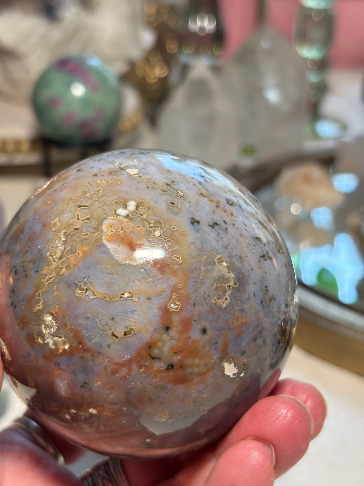 Sea Jasper Sphere - Madagascar