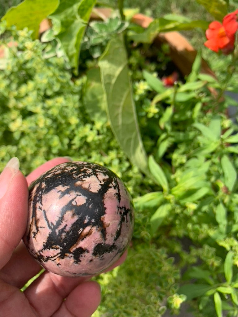 Rhodonite Sphere