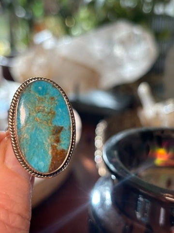 Turquoise Ring size 9
