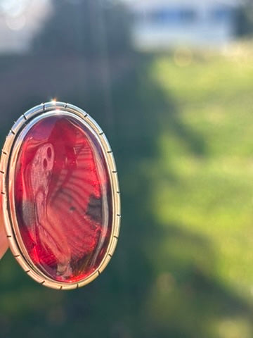 Rhodolite Garnet Ring size 9