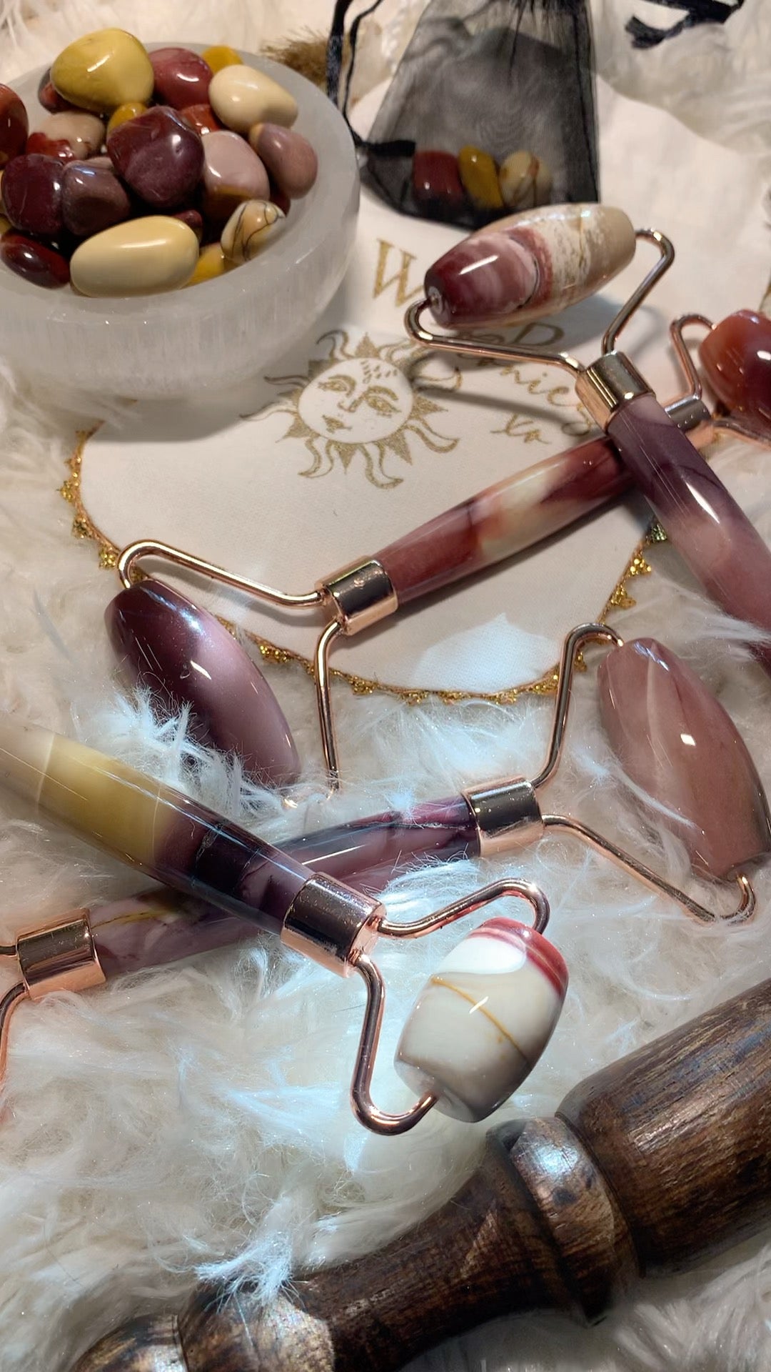 Fountain of Youth Mookaite Jasper beauty set