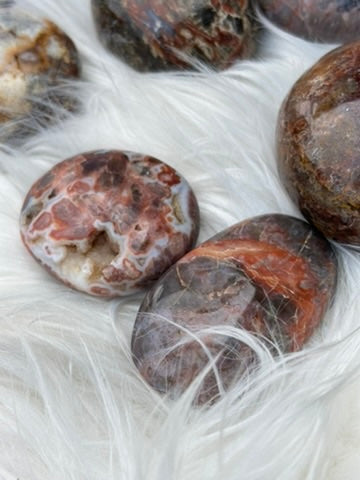 Mystical Jasper - SET OF TWO - Palm Stone | Madagascar