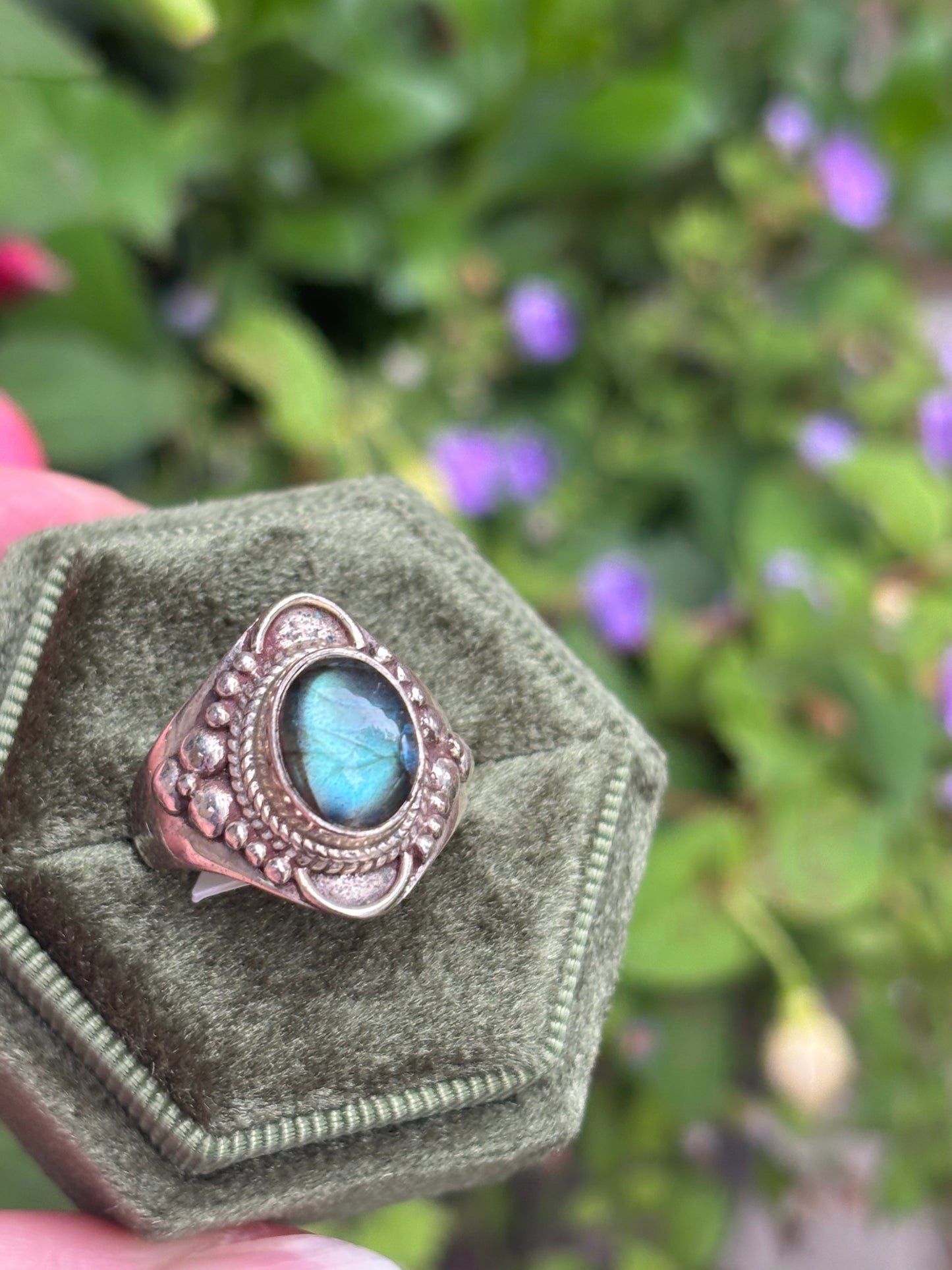 Labradorite ring Size 7