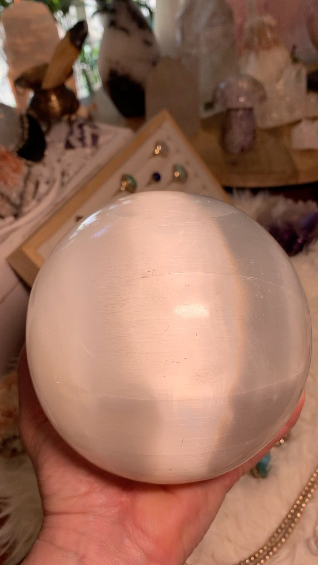 Selenite Sphere