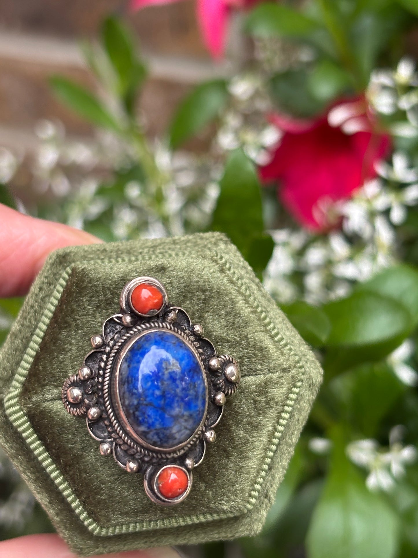 Lapis Lazuli Ring size 8.75 - Nepal