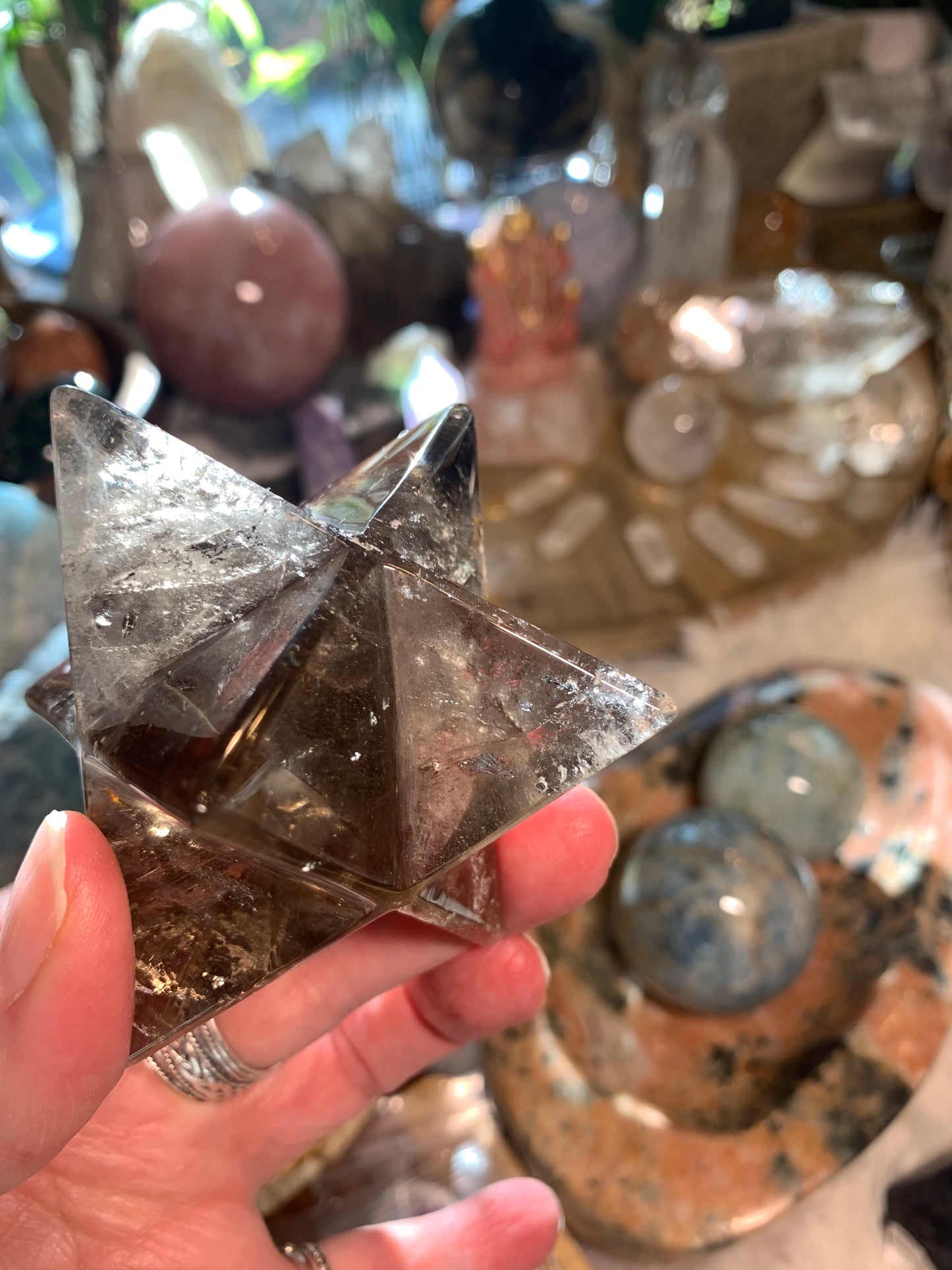 Smokey Quartz Merkaba - Brazil