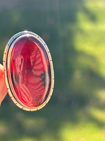 Rhodolite Garnet Ring size 9