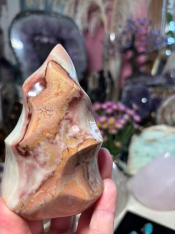 Polychrome Jasper Flame | Madagascar