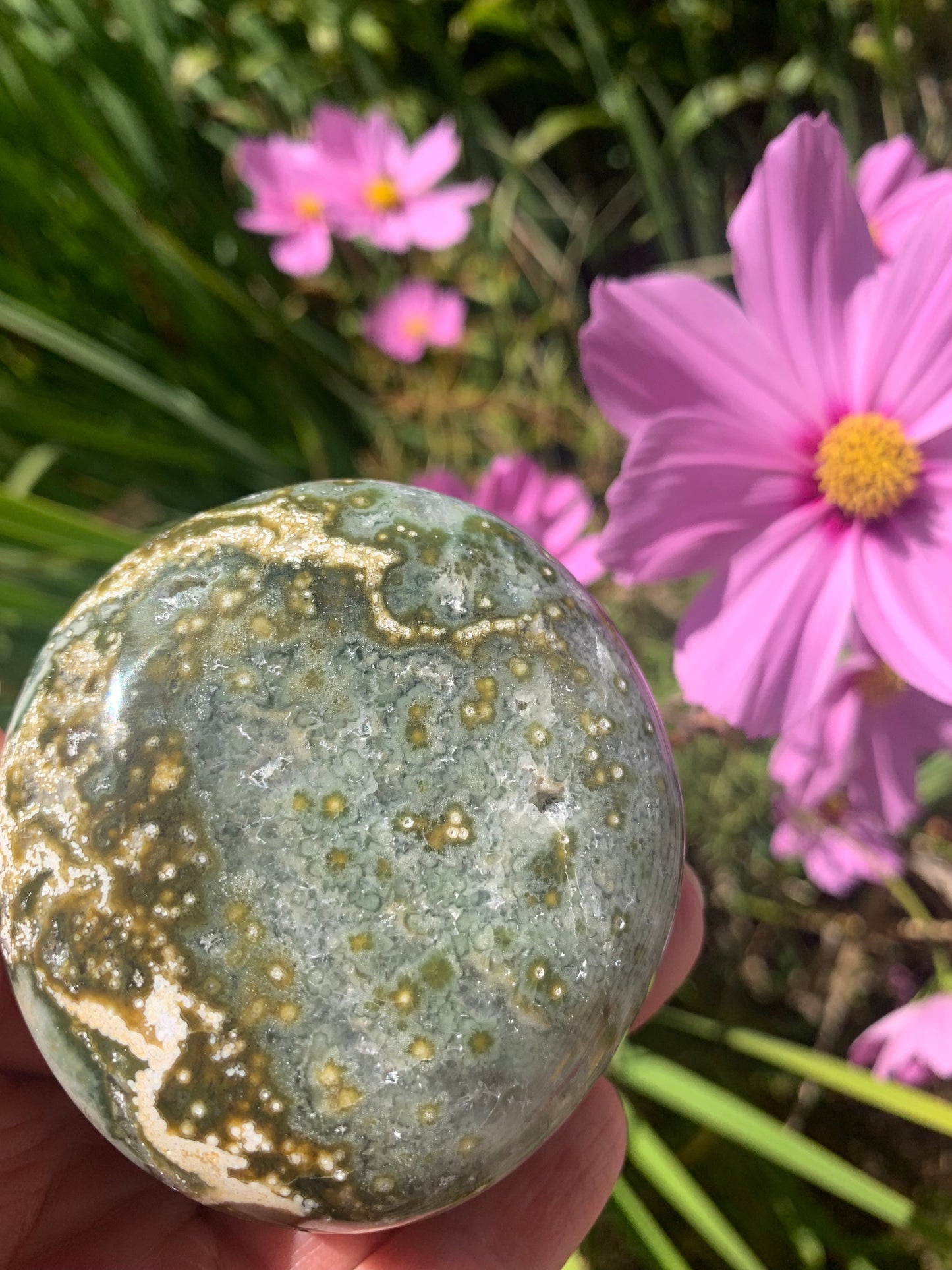 Ocean Jasper Gallet - Green Vein - Madagascar