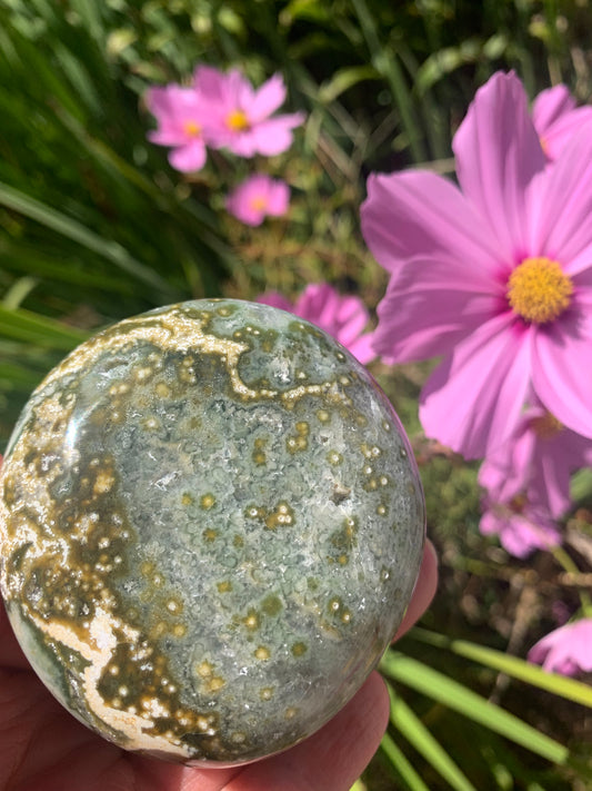 Ocean Jasper Gallet - Green Vein - Madagascar