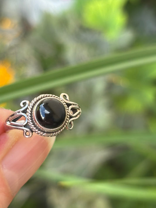 Black Onyx Ring size 6
