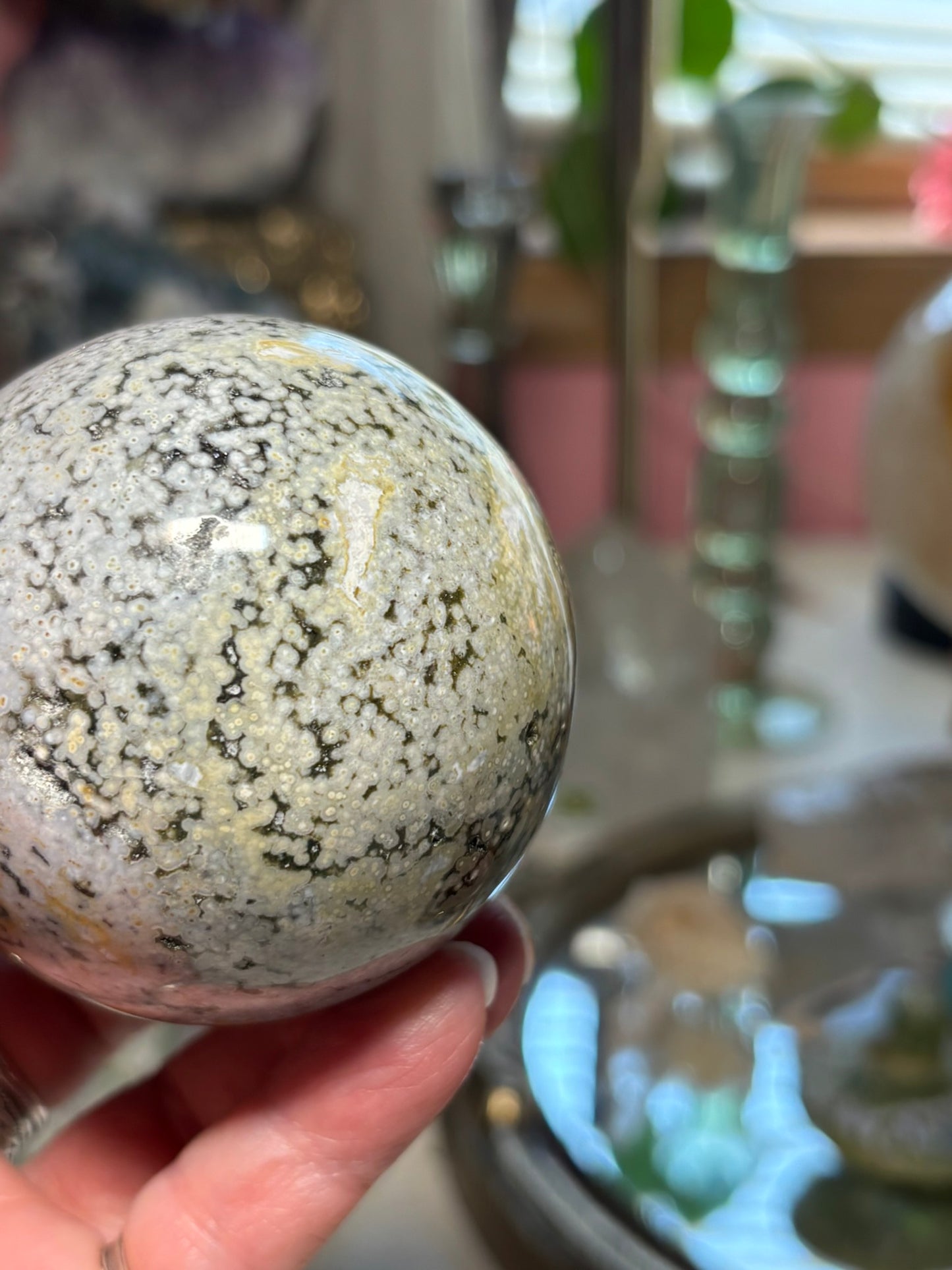 Sea Jasper Sphere - Madagascar