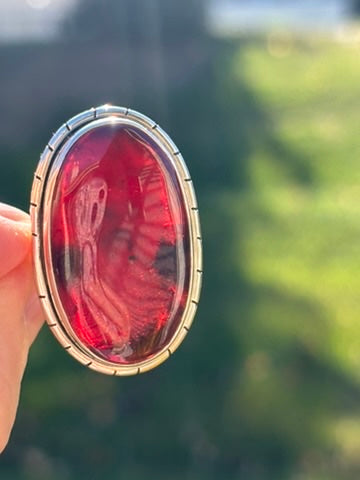 Rhodolite Garnet Ring size 9