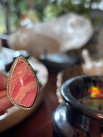 Rhodocrosite Ring size 8.25