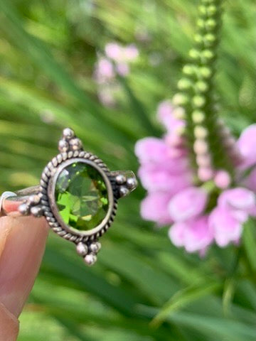 Peridot Ring size 7