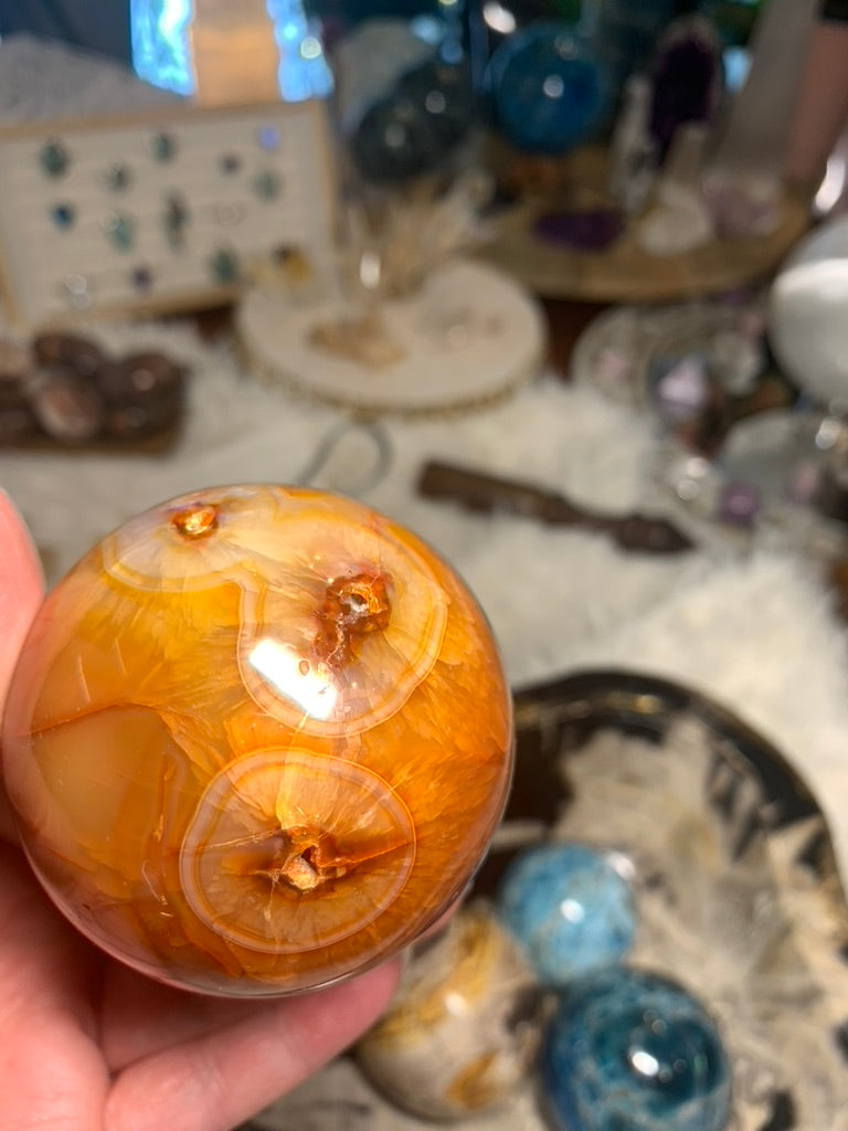 Carnelian Sphere - Madagascar