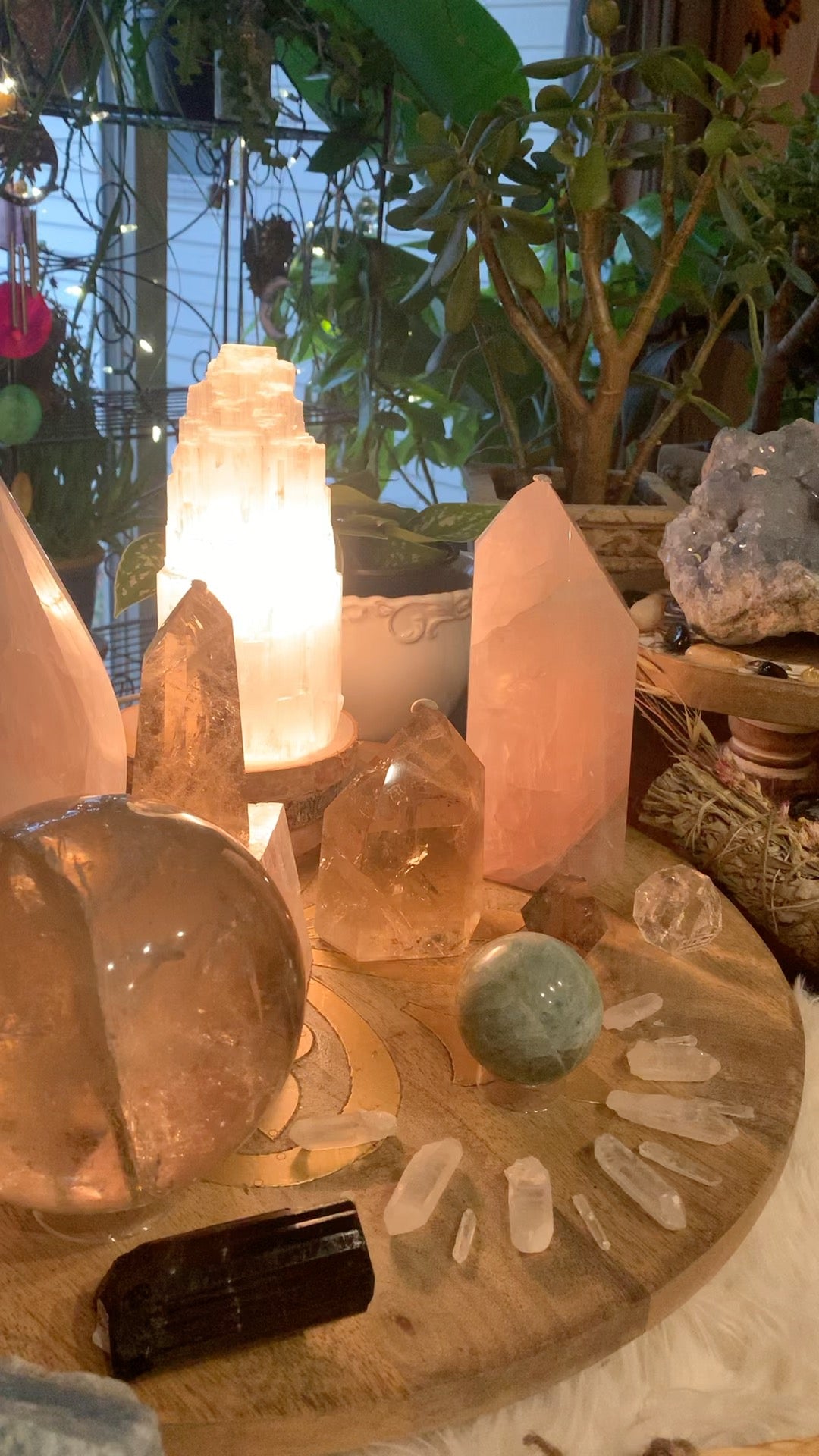 Selenite Energy Lamp