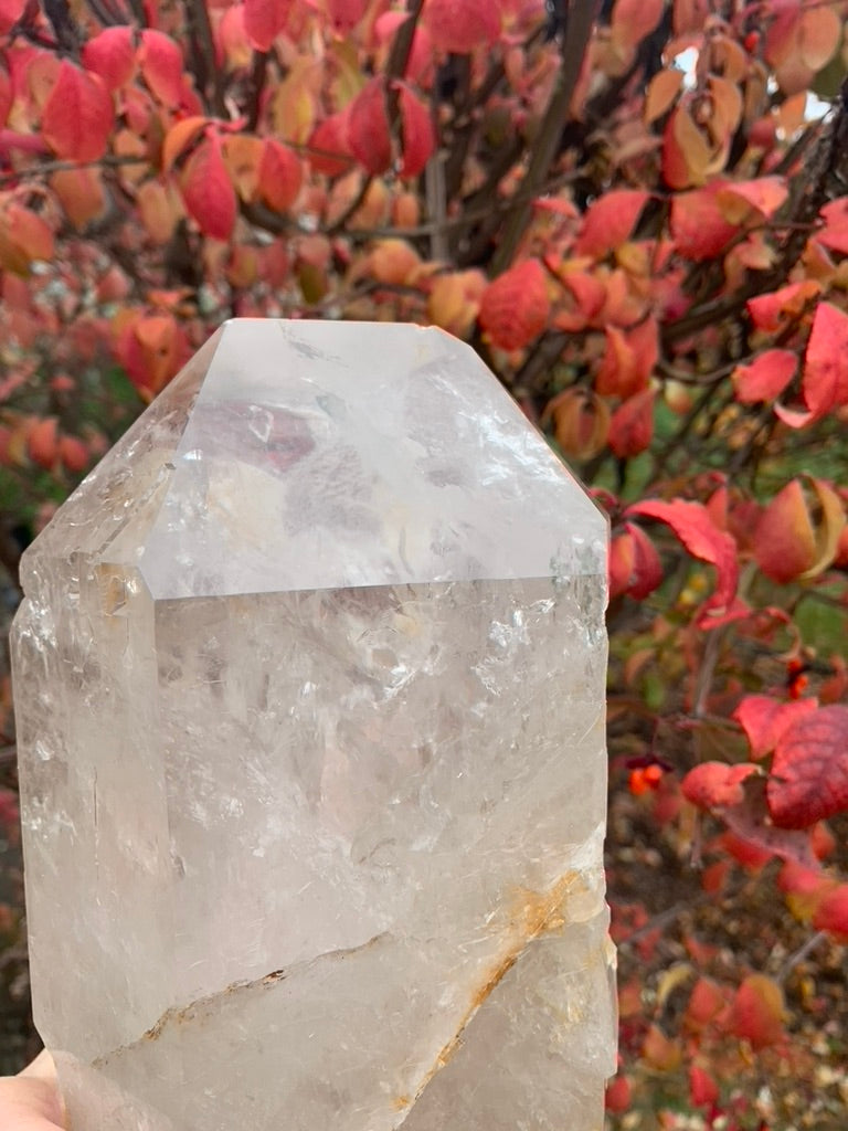 Smokey Lemurian Quartz Point